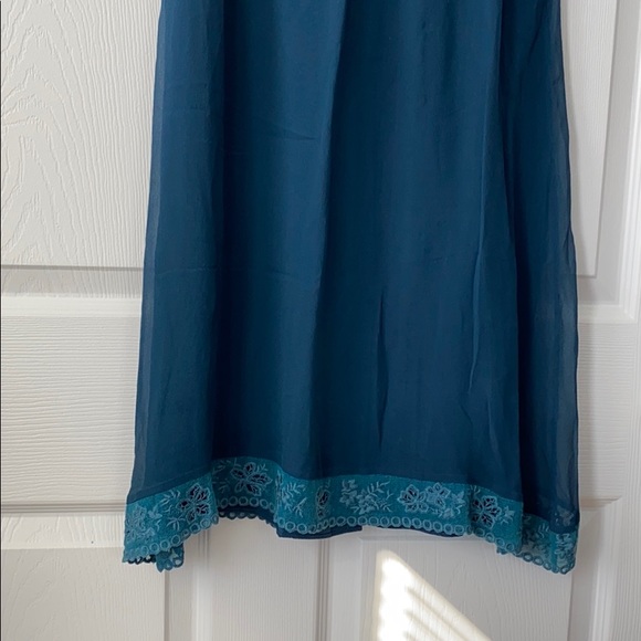 MINT by Jodi Arnold Green Silk Dress Size 8 - Picture 4 of 13